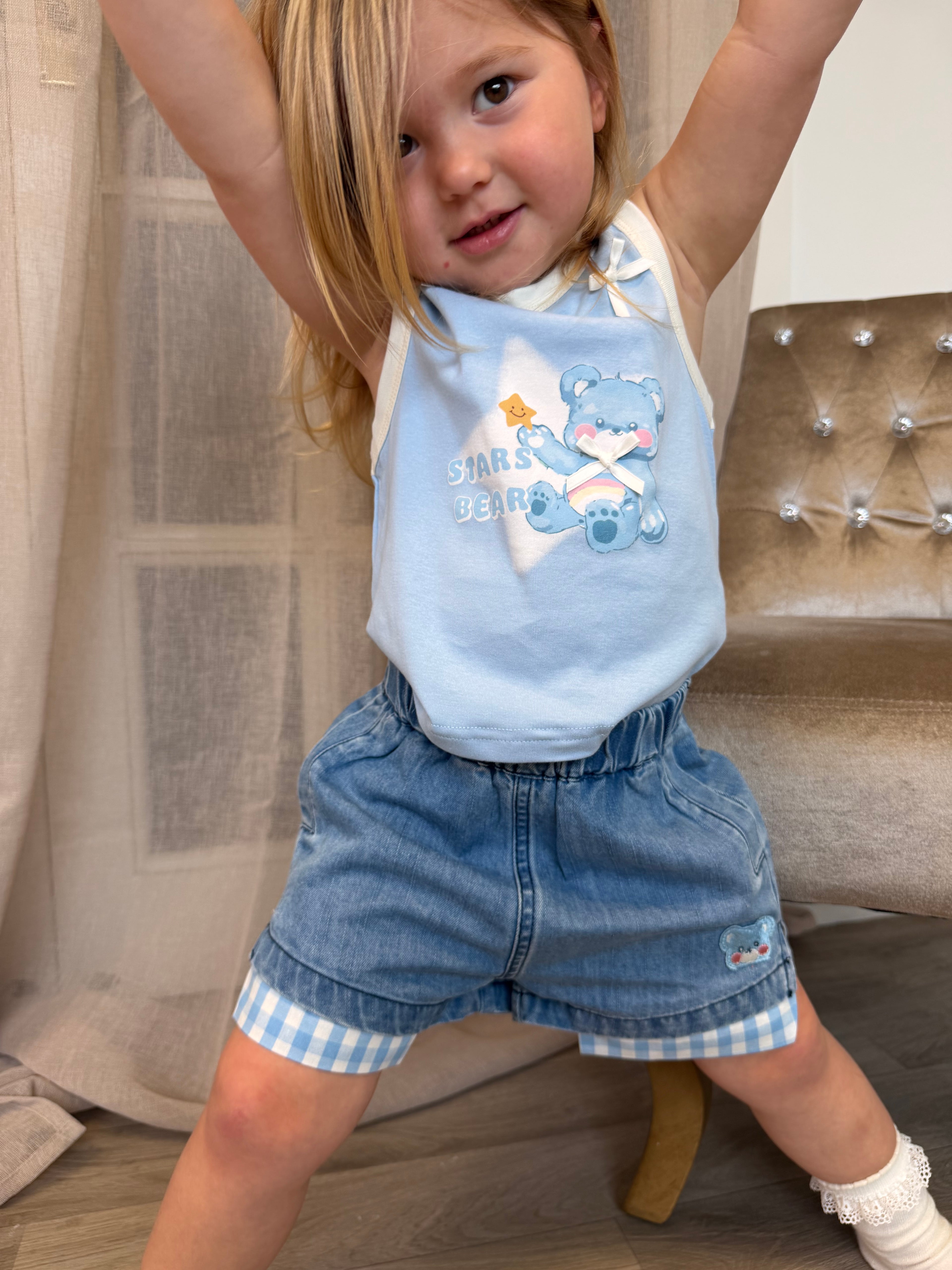 Blue Bear Check Set