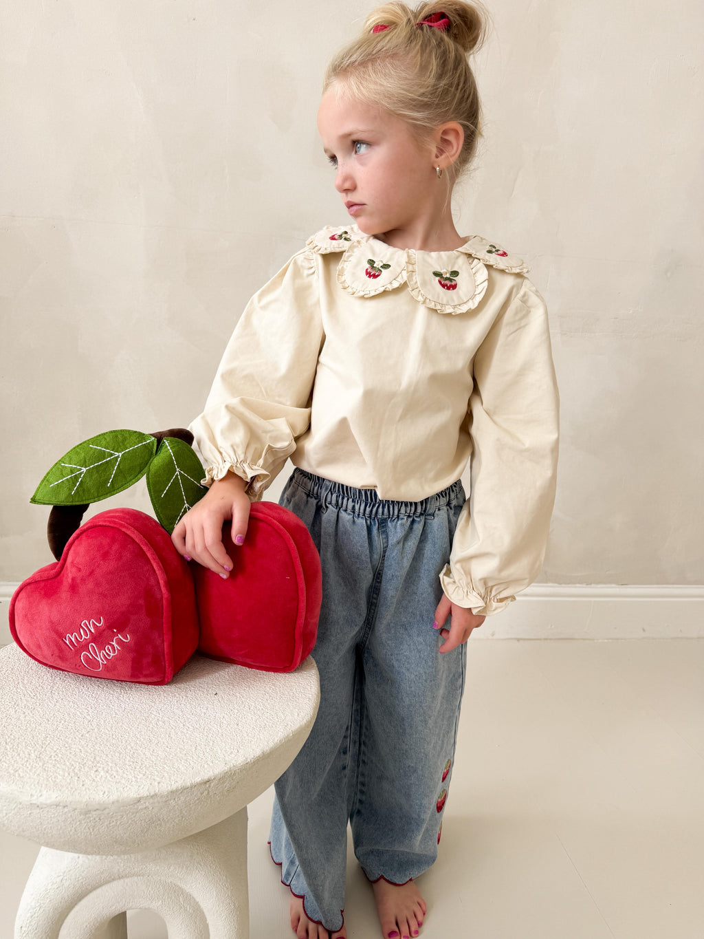 Strawberry Sweet Baby Jean 3 Piece Set