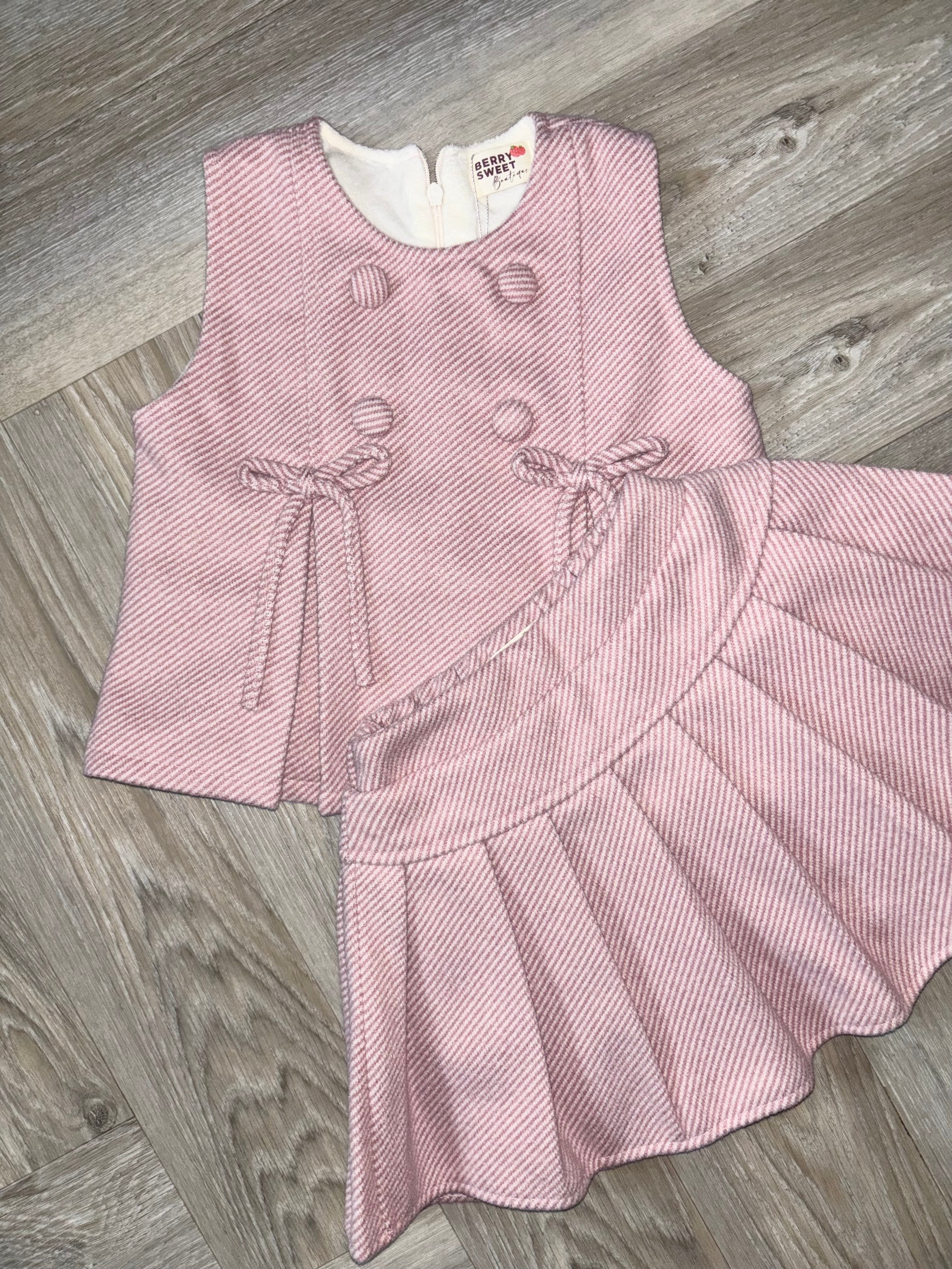Pink Lined 3 Piece Set