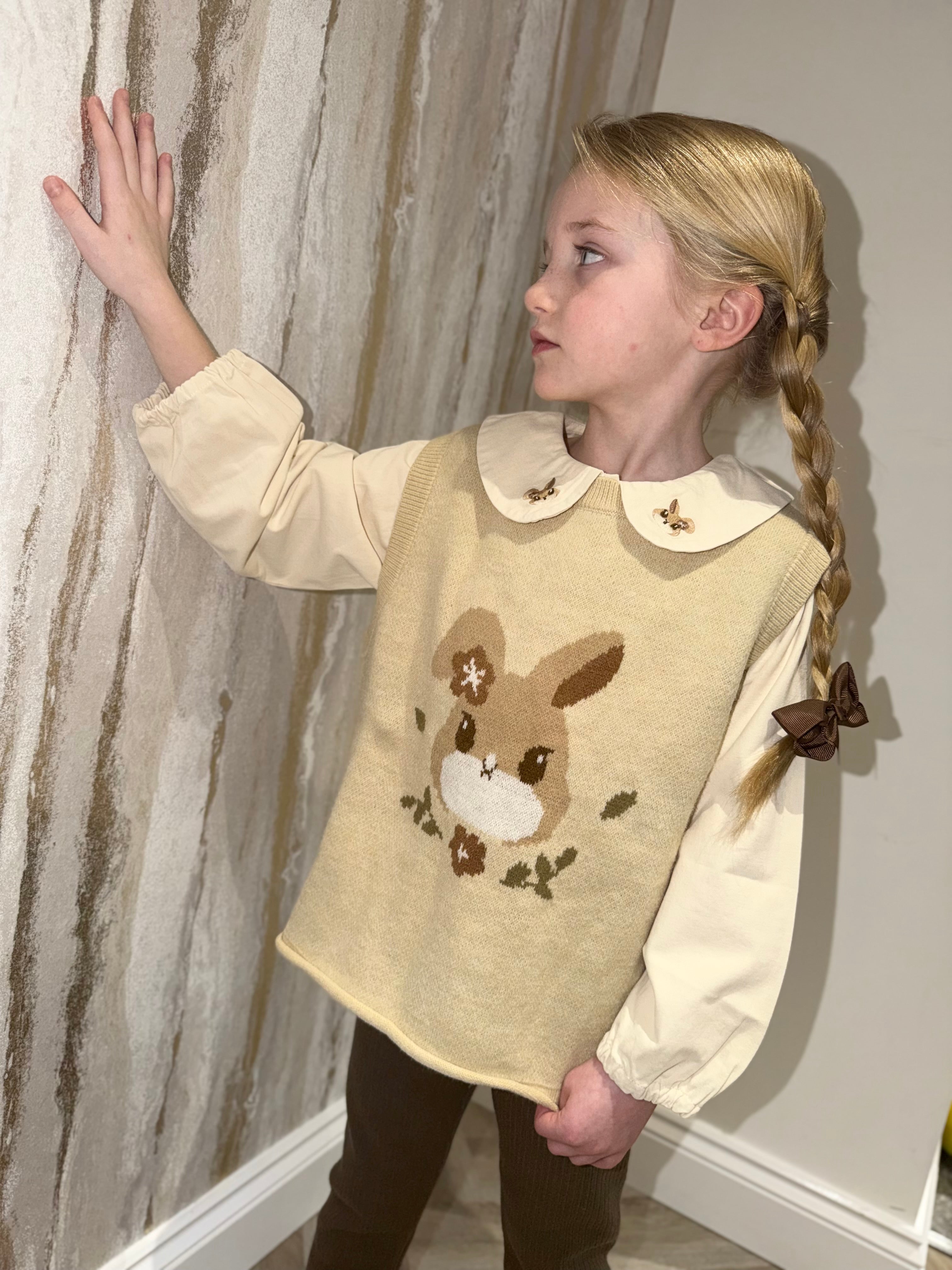 Rabbit Leggings and Shirt 3 Piece Set