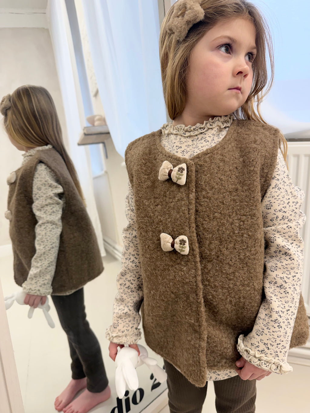 Floral Shirt and Matching Gilet Set