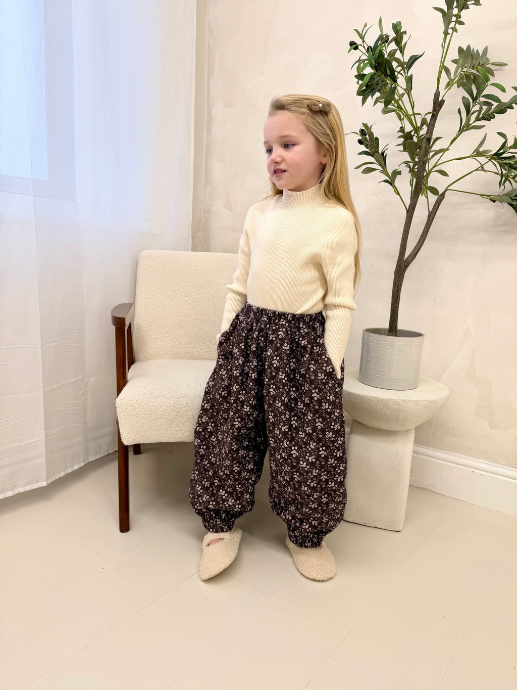 3 Piece Floral Coat Set