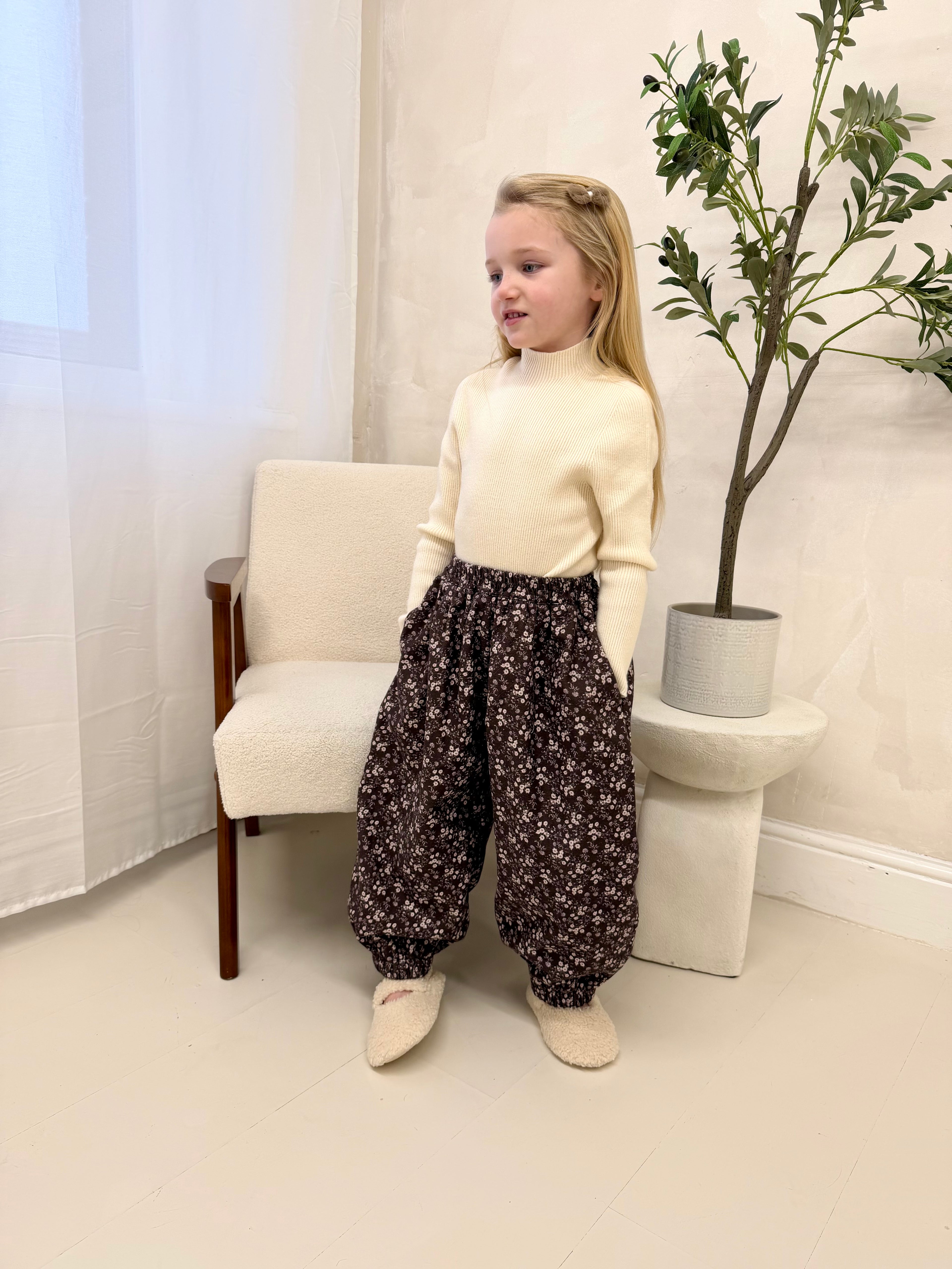 3 Piece Floral Coat Set