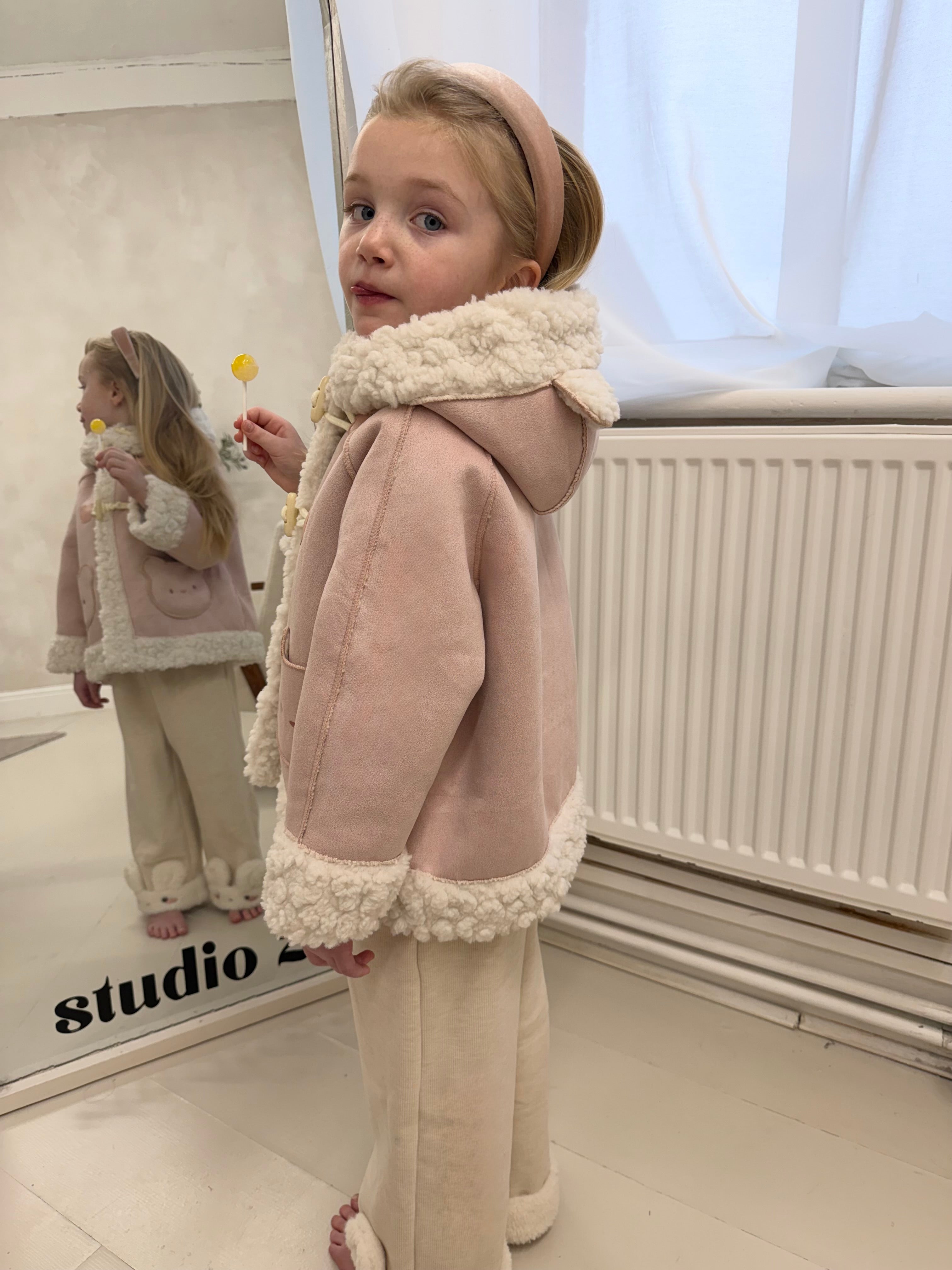 Lined Teddy Trim Trousers