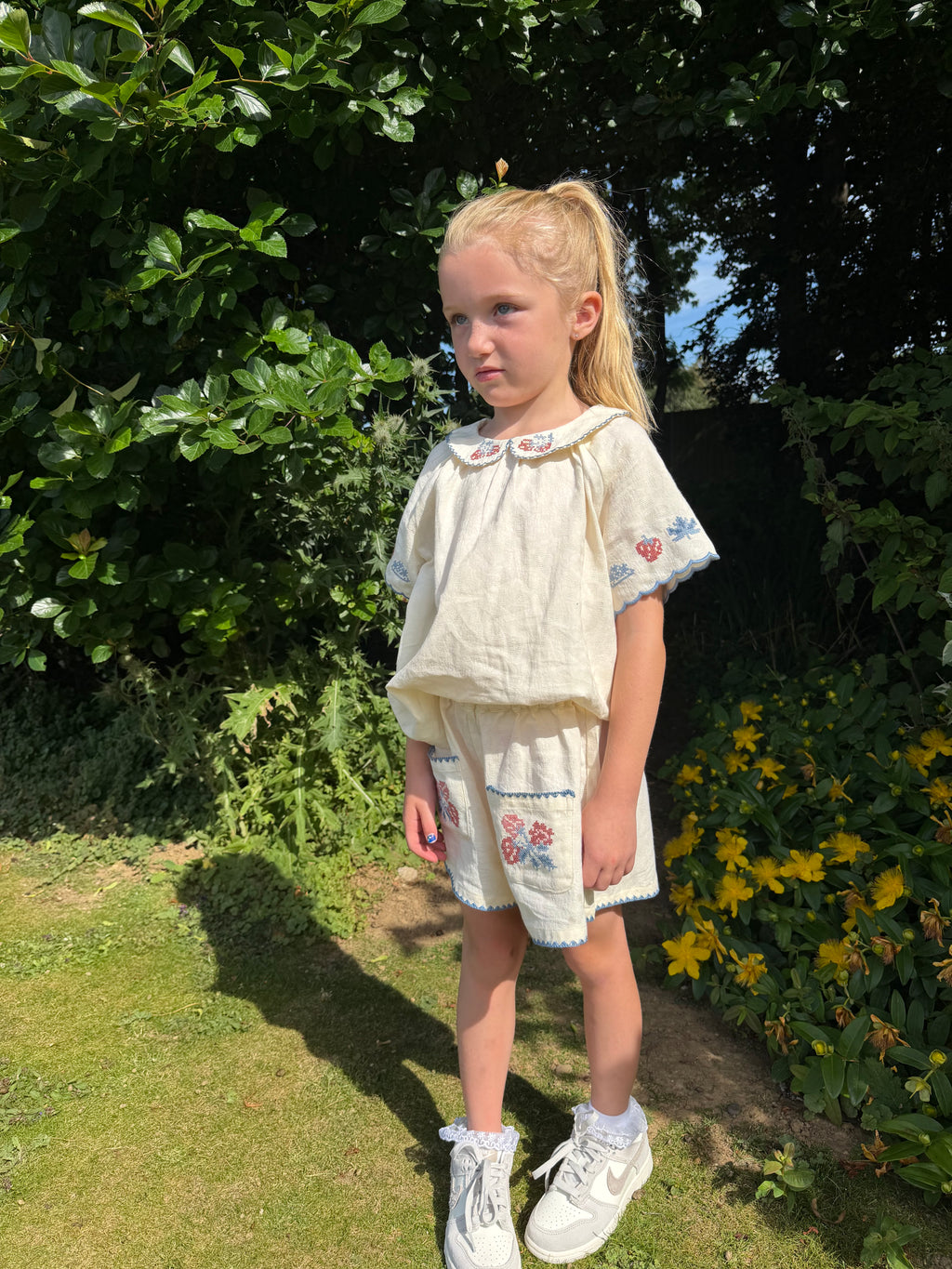 Strawberry Linen 2 Piece Set