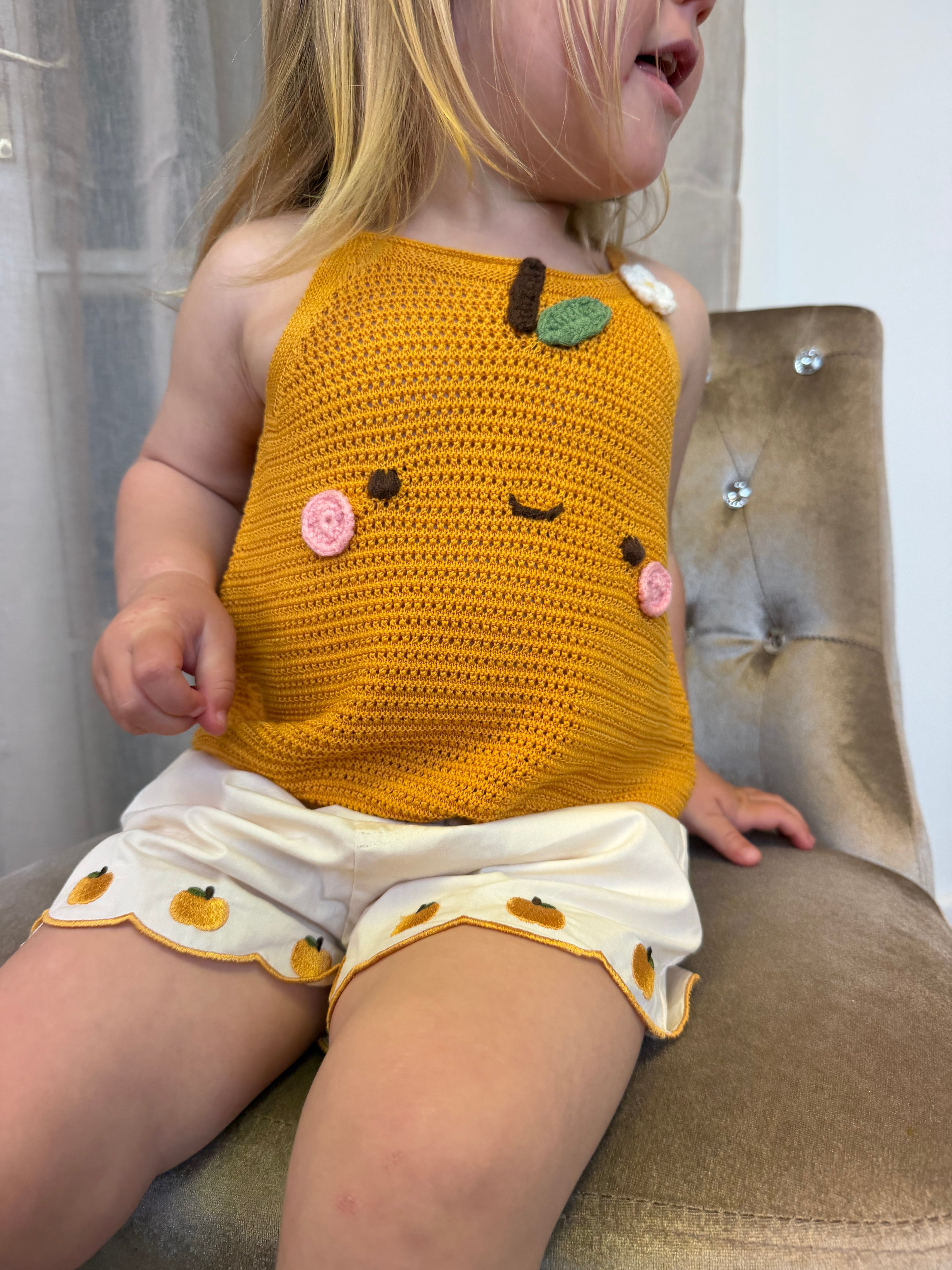 Orange Short Set
