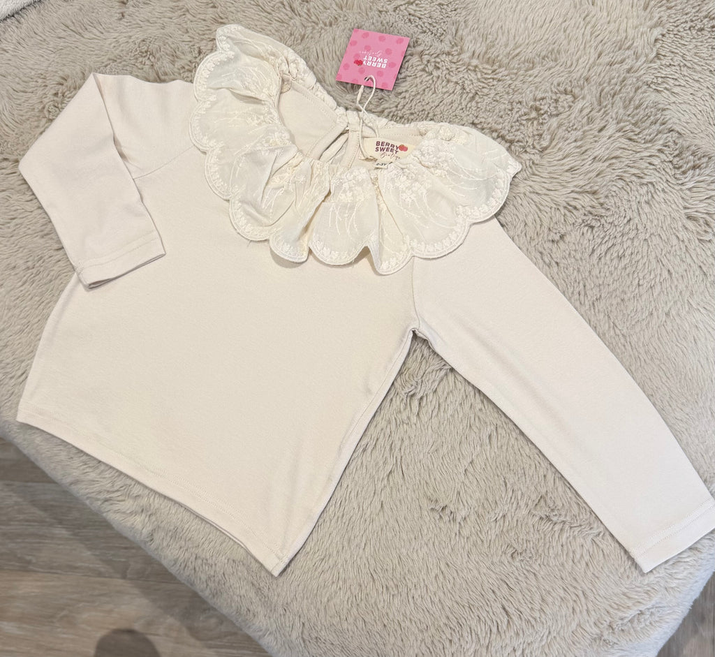 Set of 2 Scallop Detailed Collar shirts