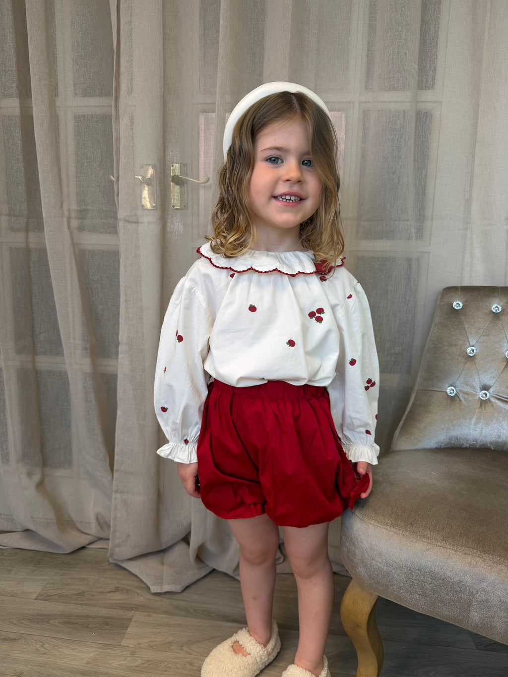 Apple Shirt & Jam Pant Set