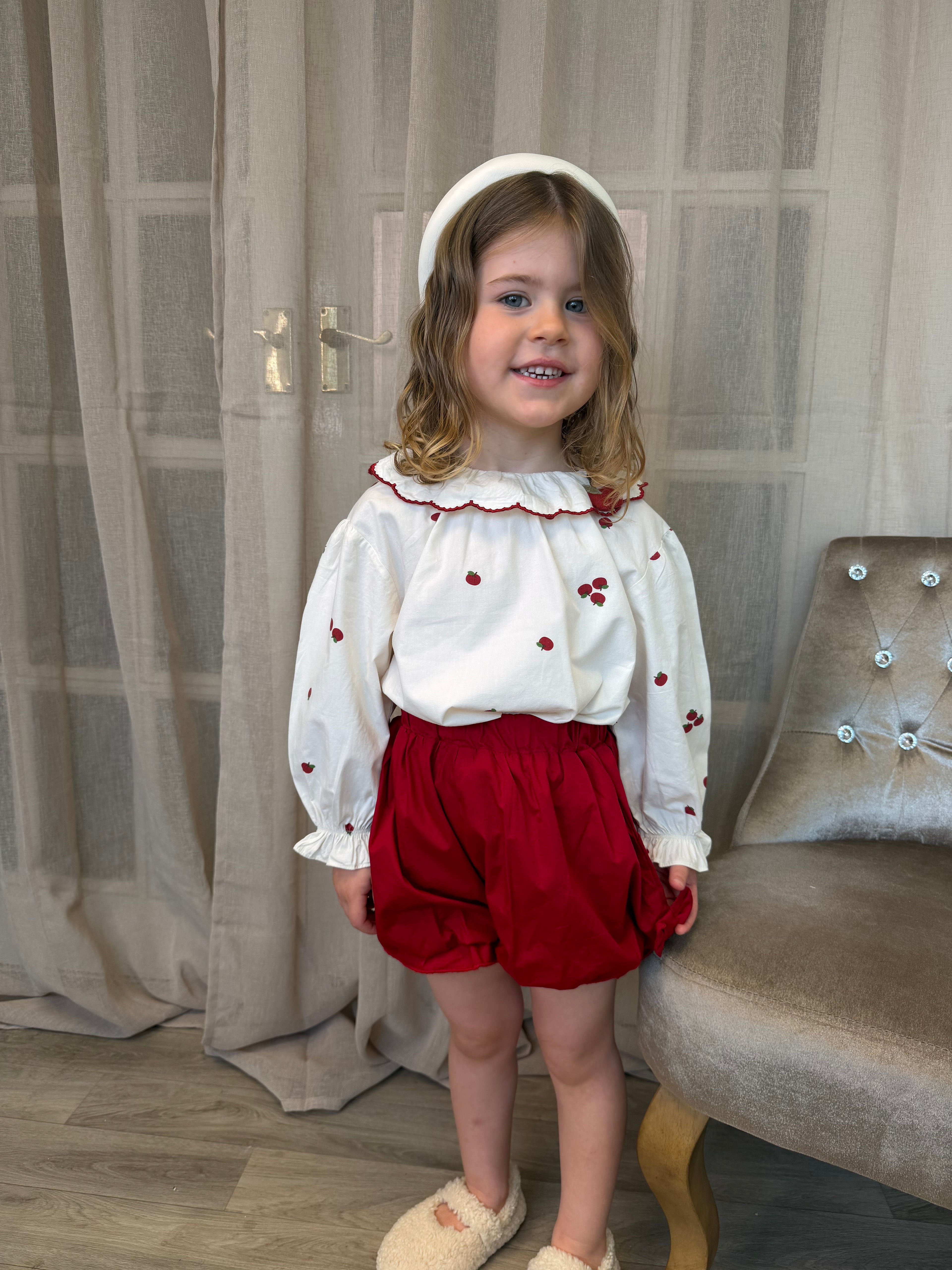 Apple Shirt & Jam Pant Set
