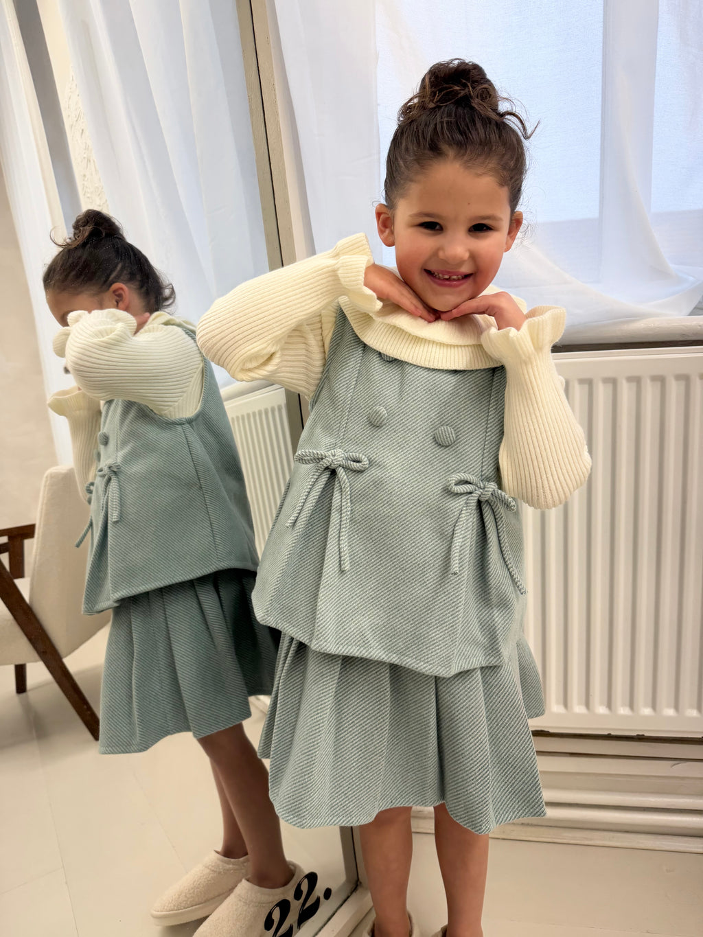 Blue Lined 3 Piece Set