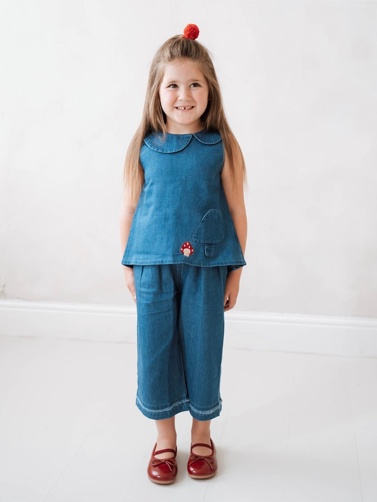 Denim Toadstool Set