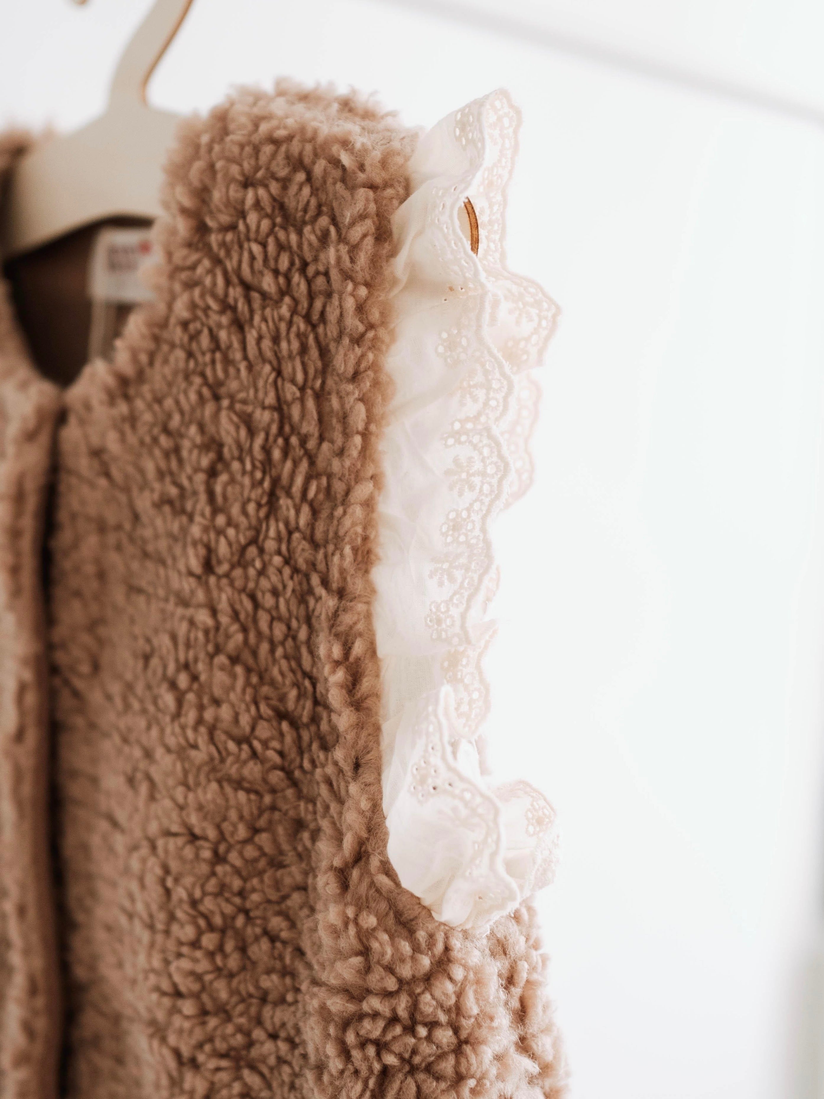 Boucle Lined Padded Gilet