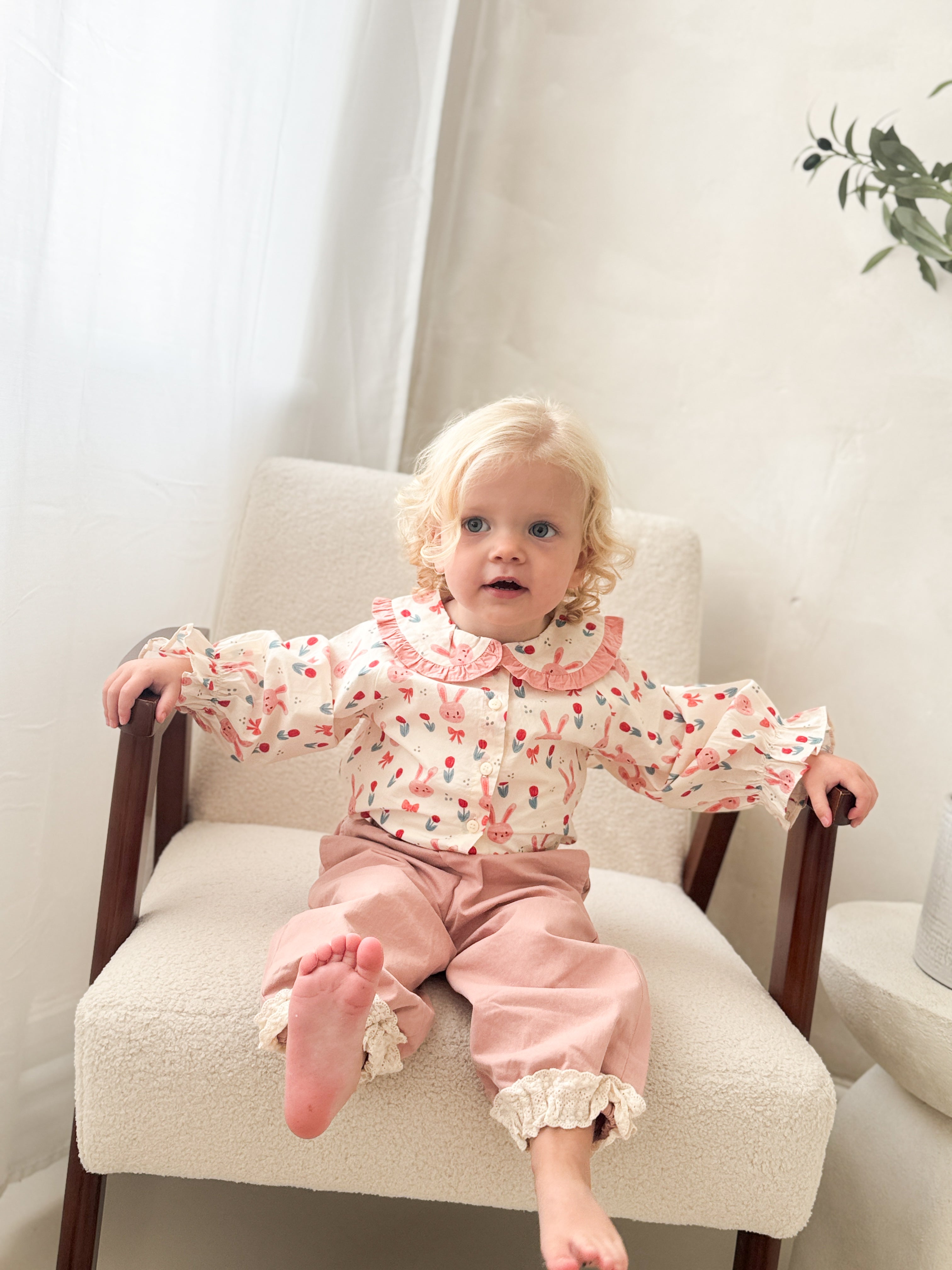 Bunny Frill Trouser Set