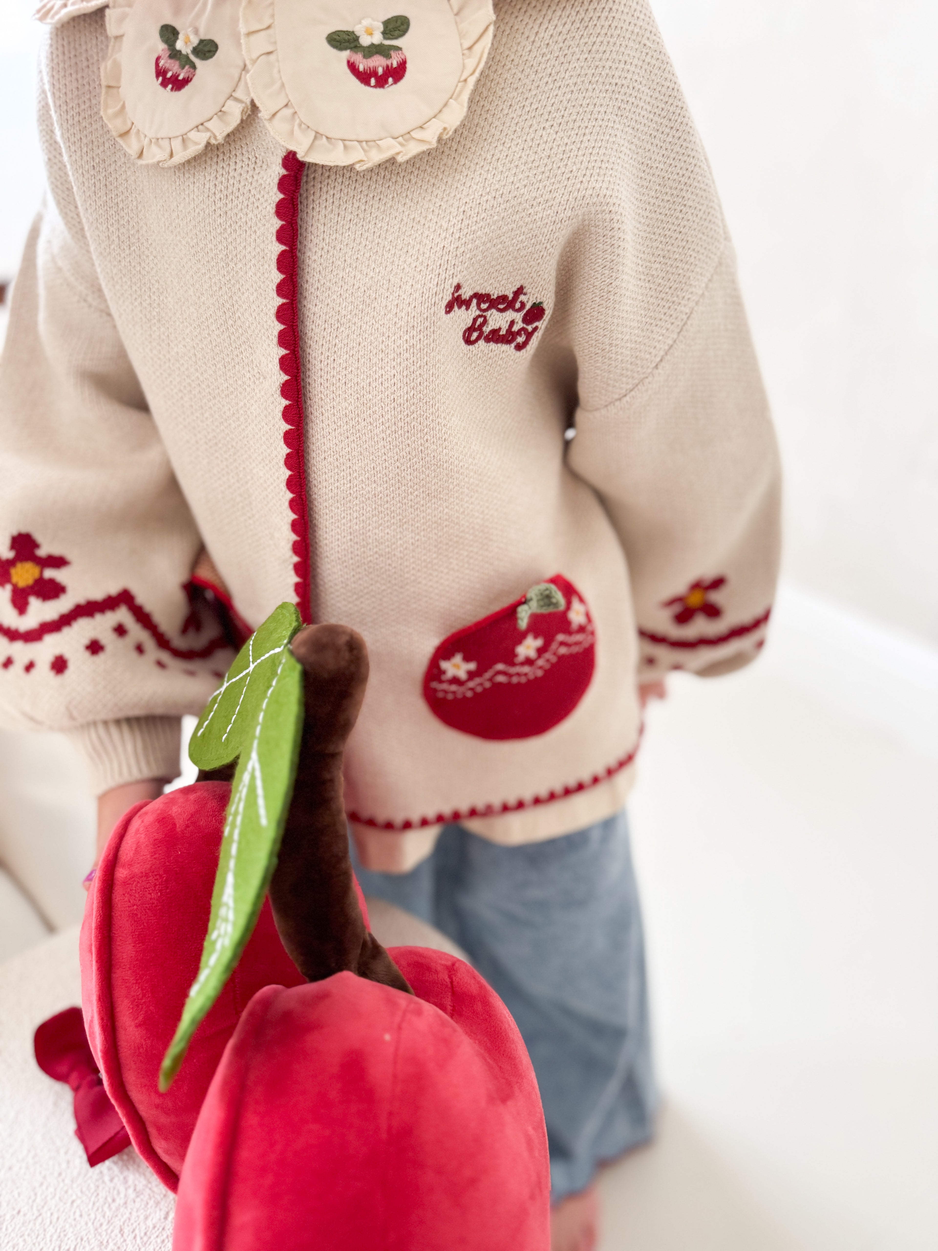 Strawberry Sweet Baby Jean 3 Piece Set