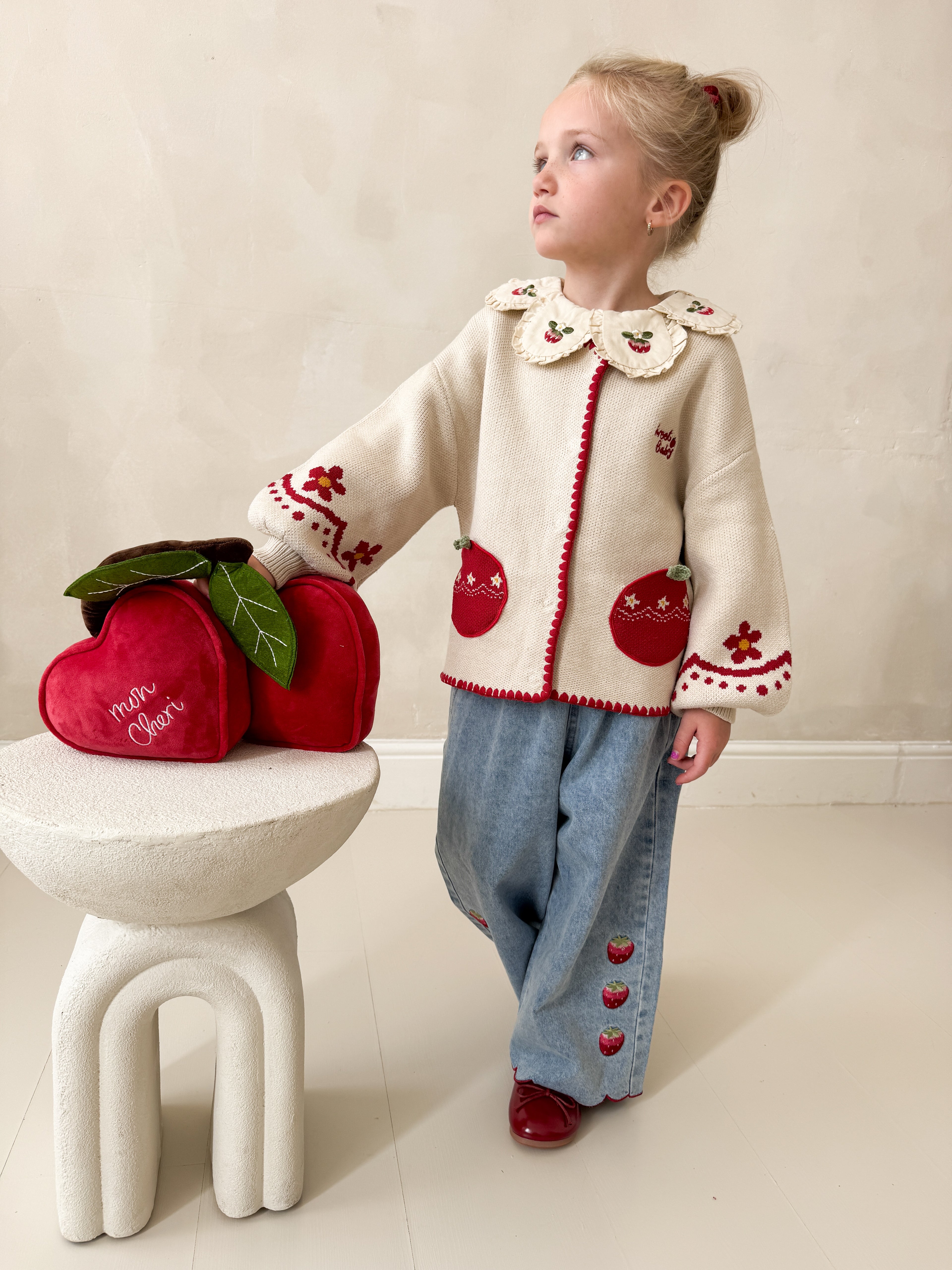 Strawberry Sweet Baby Jean 3 Piece Set