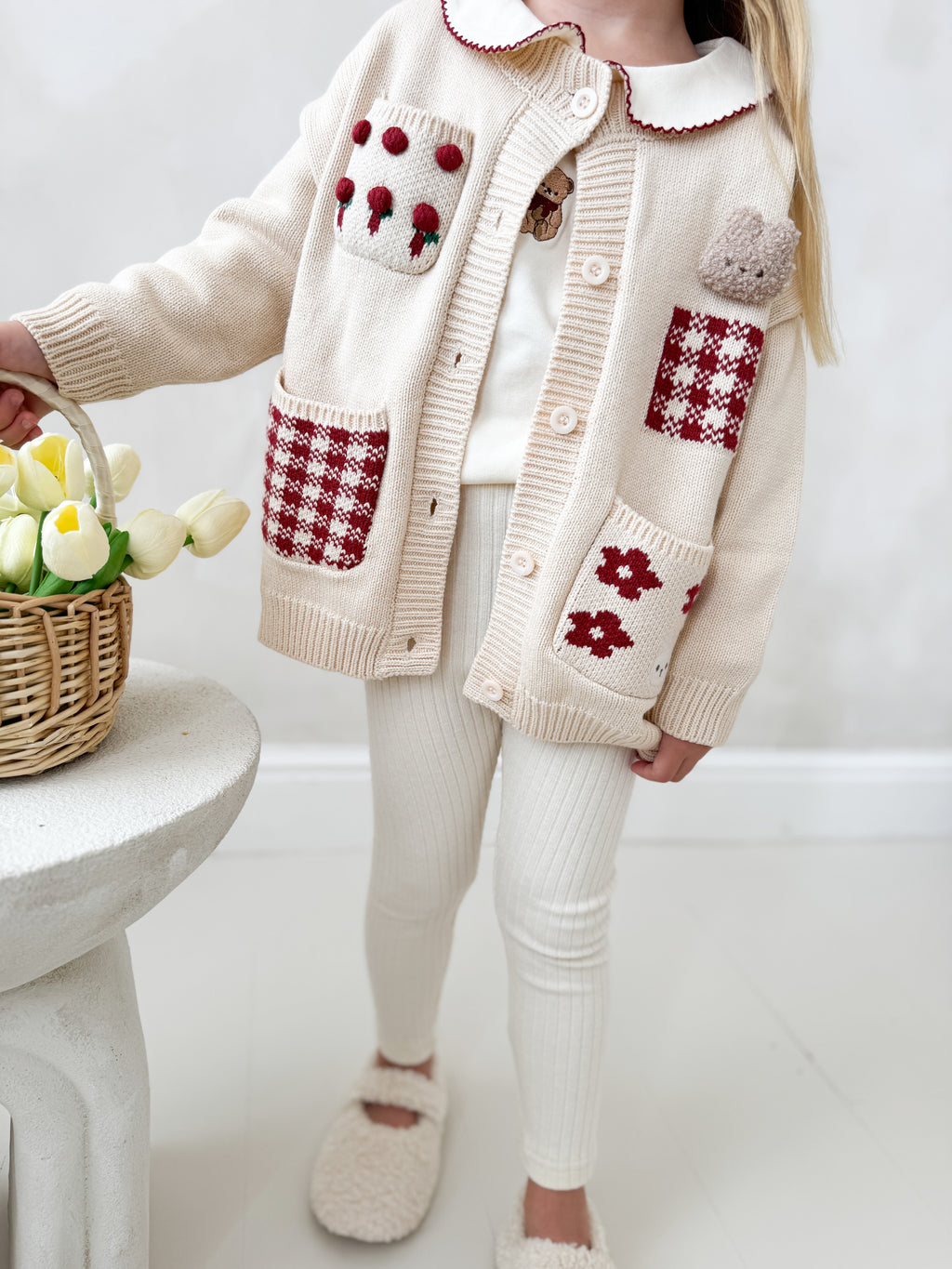 Tartan Teddy 3 Piece Leggings Set