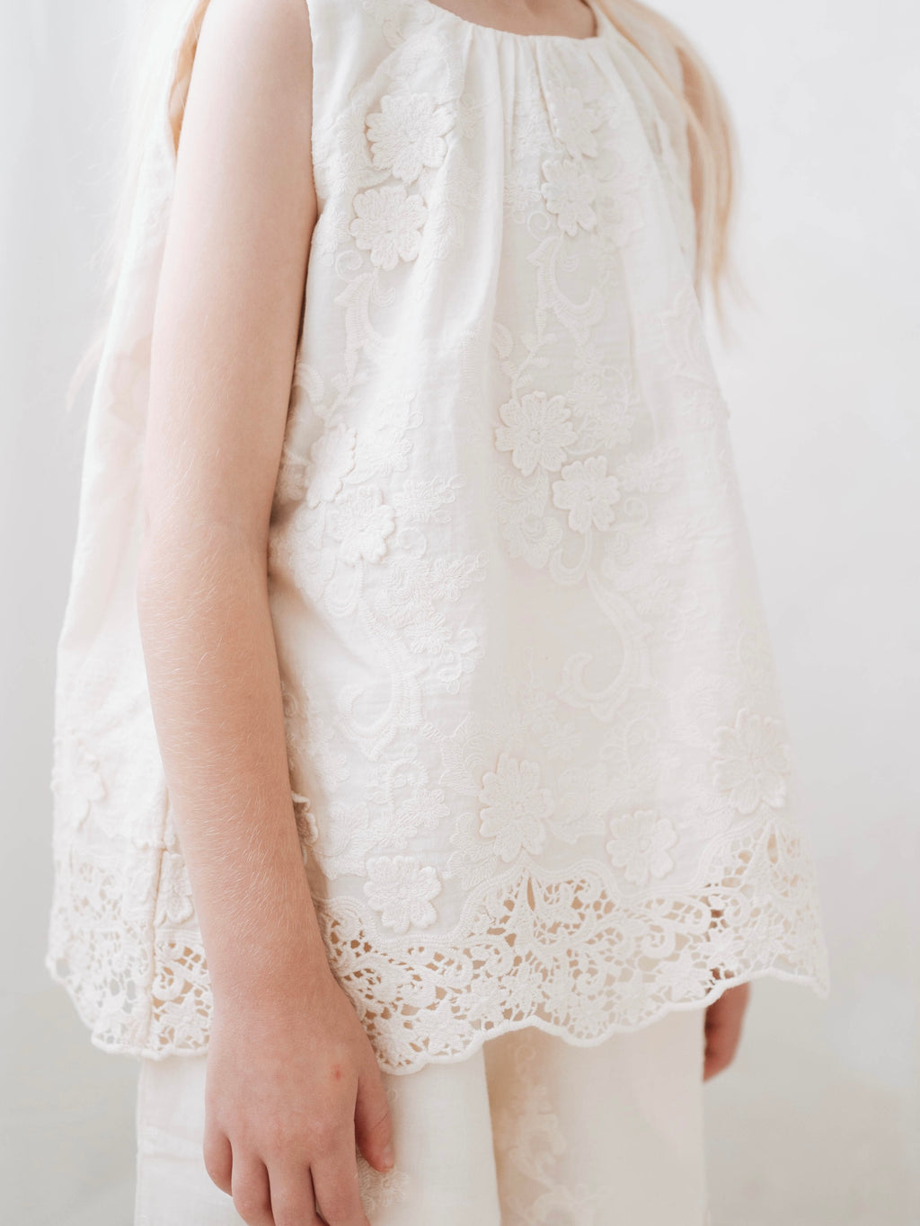 Cream Embroidery Set