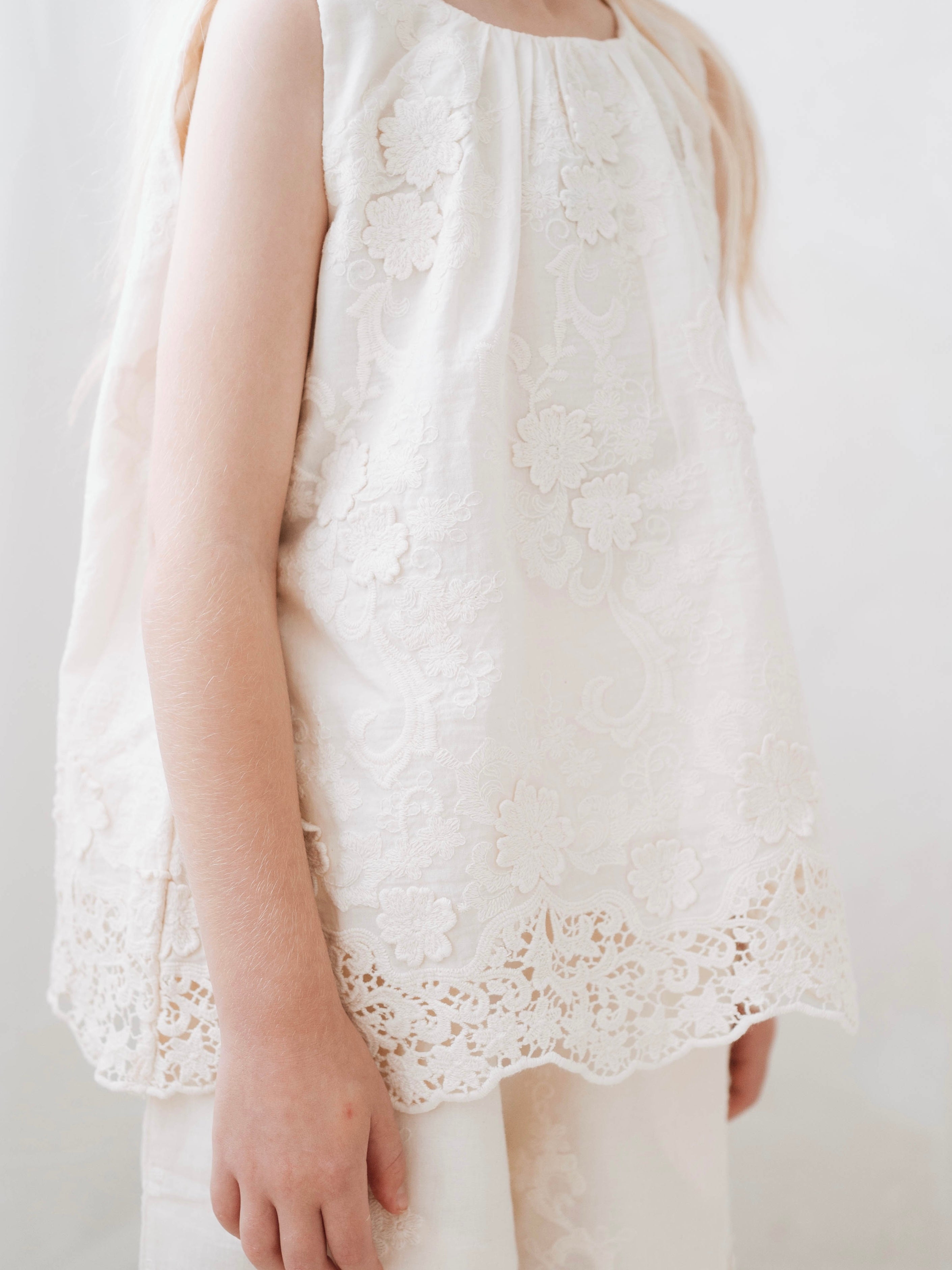 Cream Embroidery Set