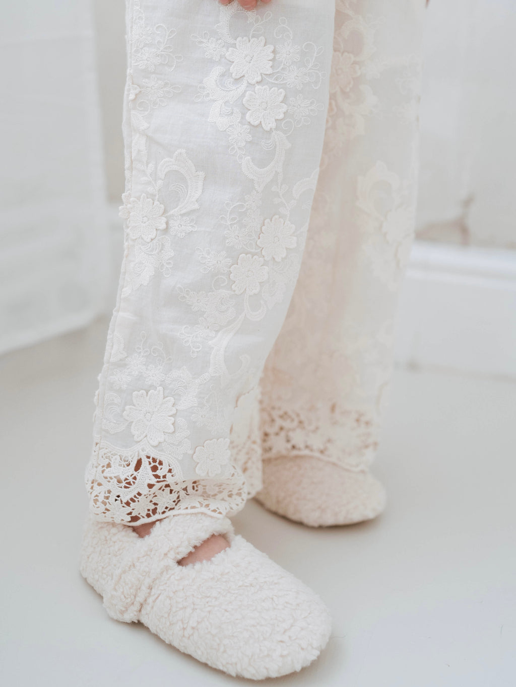 Cream Embroidery Set