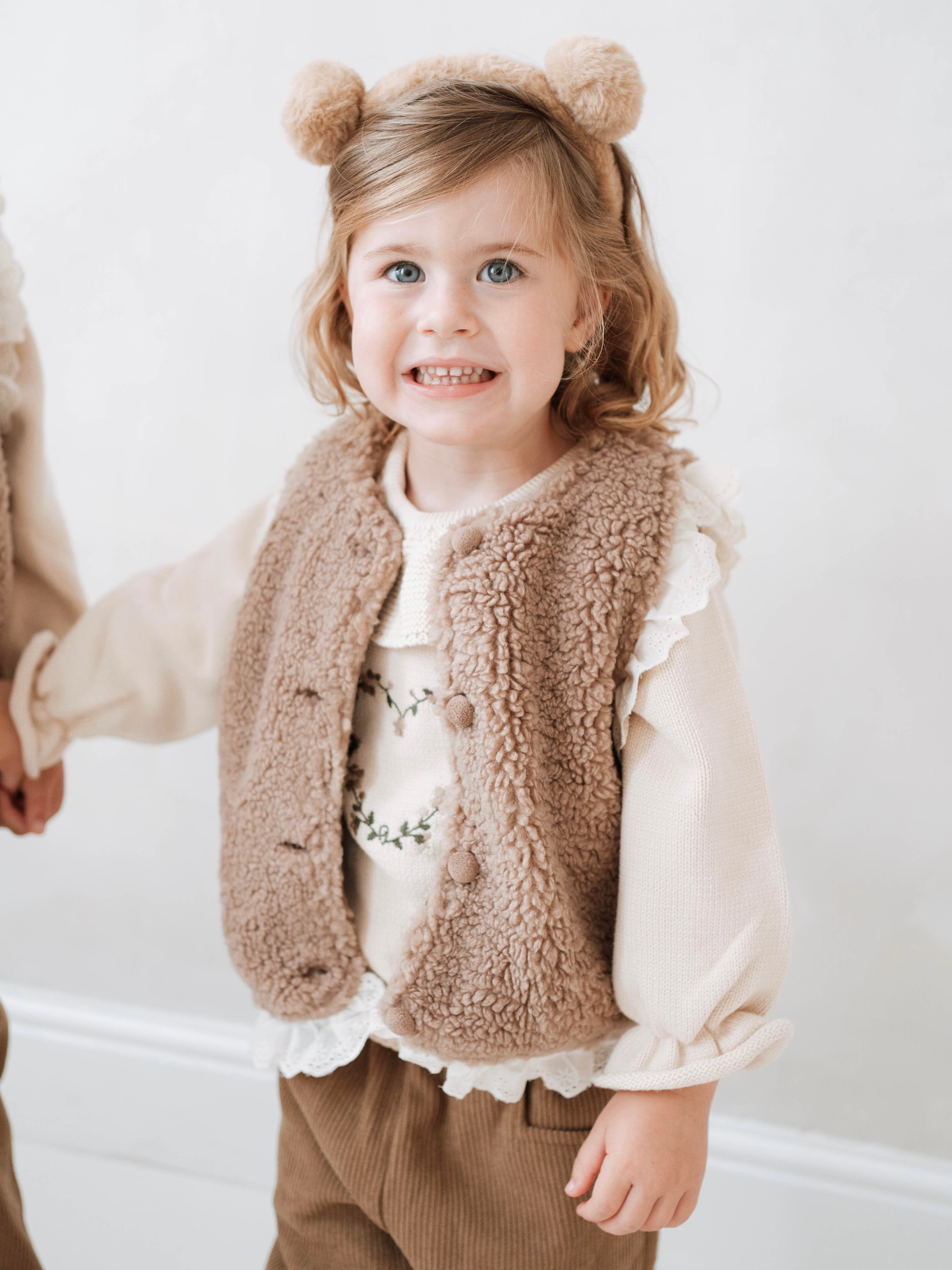 Boucle Lined Padded Gilet