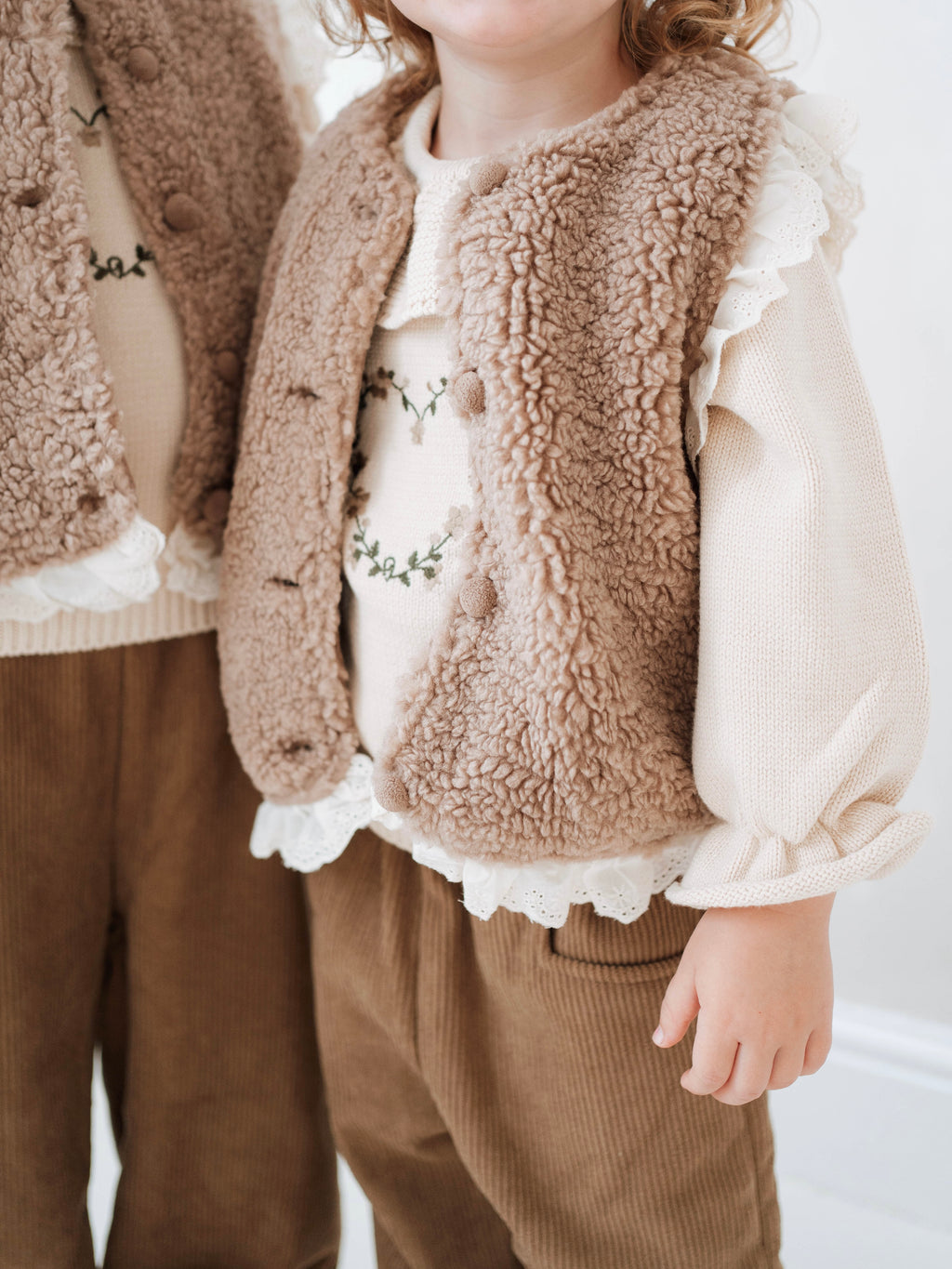 Boucle Lined Padded Gilet